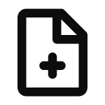 Document Add SVG Icon